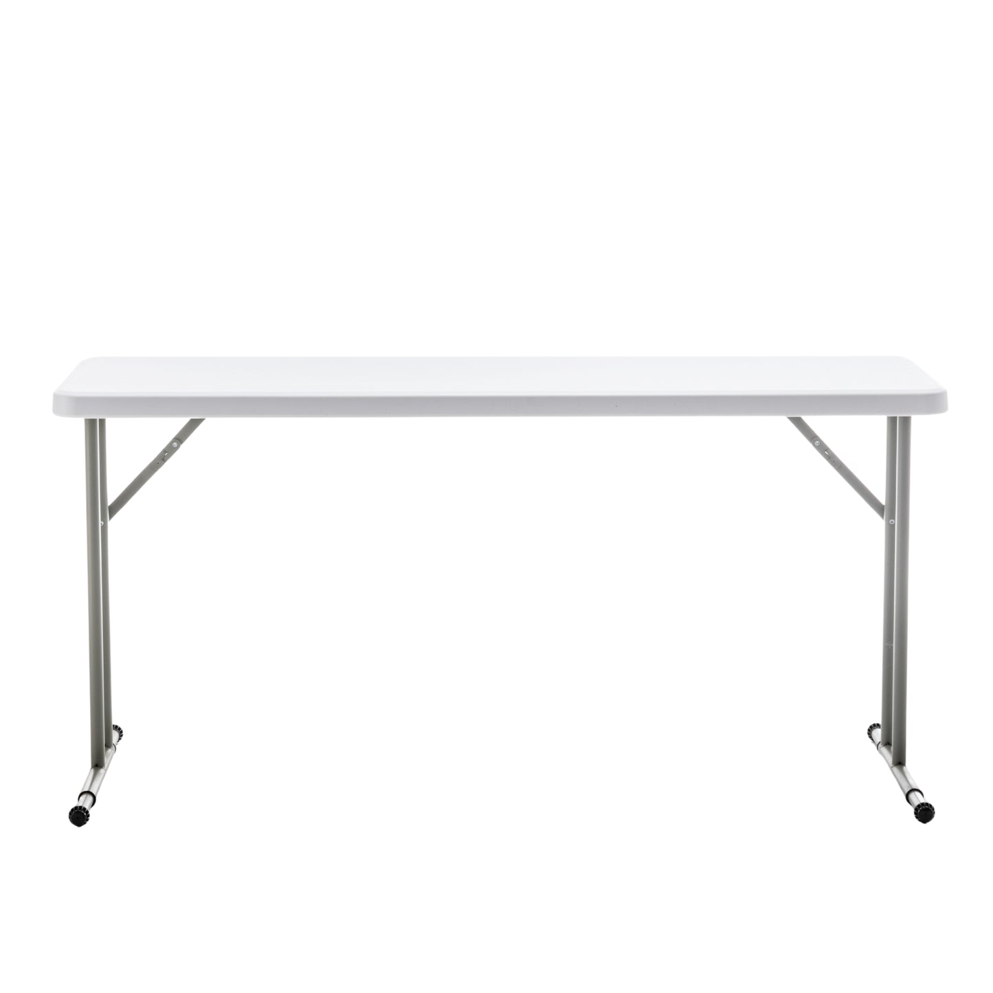 BTExpert 5-Foot - 60" long White Plastic Folding Table Portable 18" Wide, 29" High, events indoor outdoor lightweight - Set of 10