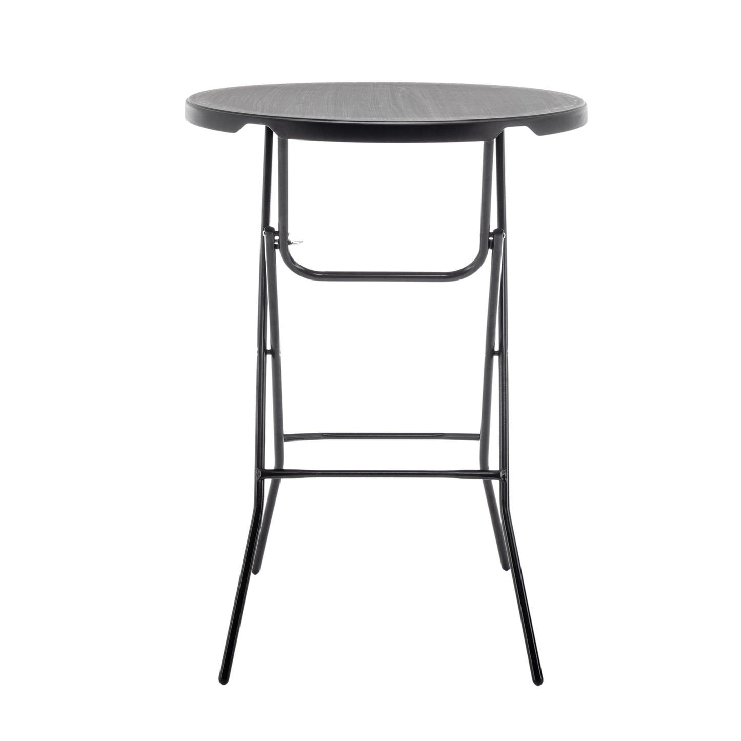 BTExpert 32" Black Bar-Height Folding Table, 43" Granite – Portable Commercial Table for Wedding, Party, Indoor, Outdoor