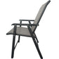 BTExpert Heavy-Duty Folding Patio Chair Indoor/Outdoor Dining, Sling Back, Metal Frame w/Armrests for Lawn, Pool, Garden - Set of 4
