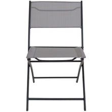 3-Piece set Portable Folding Picnic Table & two Chair Seats foldable Carrying Handle Heavy Duty Gray Party RV Patio Dining Event Camping Outdoor Activity Commercial Family Home Garden