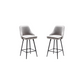 BTExpert Afia Premium Upholstered Modern Premium Stool Bar Chairs - Set of 2