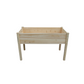BTExpert 4ft Raised Garden Bed with Legs, 48x24x30in Natural Wood Planter Box with Liner for Vegetables, Flowers, Patio/Balcony