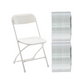 BTExpert - Plastic Folding Chairs High-Capacity Event lightweight for Office Party School - Set of 100