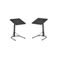 BTExpert Folding TV Tray Table Foldable 3 Adjustable Height & for Dinner