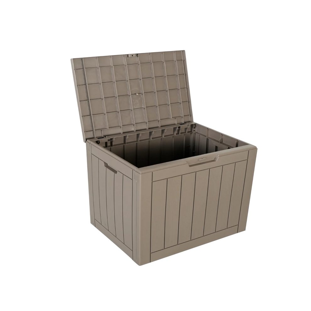 BTExpert Indoor Outdoor Storage Box, 30 Gallon Resin Deck Container fo ...