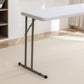 BTExpert 5-Foot - 60" - Long White Plastic Folding Seminar Training Portable Table