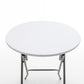 BTExpert 32" Round Folding Table, 30" Height – Commercial Portable Dining Table for Wedding, Party, Indoor, Outdoor