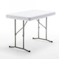 BTExpert Heavy Duty Plastic Portable FoldingTable & two Benches Seats Dining Event Camping Outdoor Activity