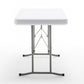 BTExpert Heavy Duty Plastic Portable FoldingTable & two Benches Seats Dining Event Camping Outdoor Activity