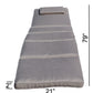 BTEXPERT Outdoor Chaise Cushion Patio Lounger Padding for Deck Lawn Garden Backyard Balcony Terrace - Light Brown
