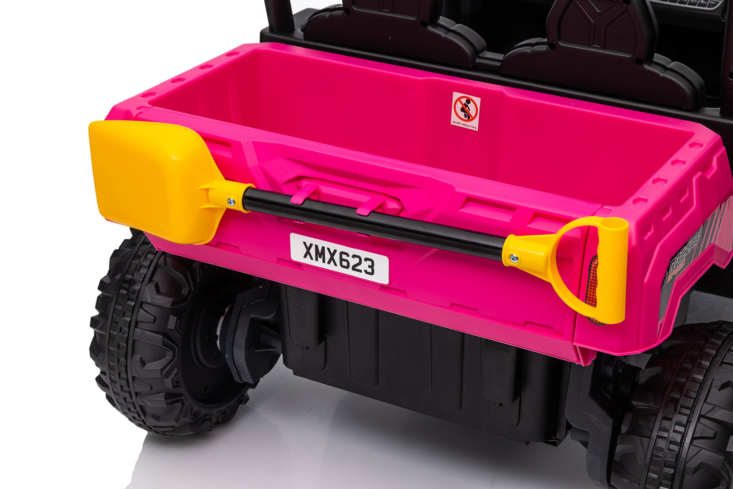Btexpert Ride on Car Dump Truck 24V 4WD,  Toy Cars for Kids