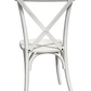BTEXPERT Resin Indoor Outdoor Dining Chairs Set of 4   Stackable Patio Farmhouse Chairs with X-Back, Heavy-Duty Waterproof Distressed  Kitchen Dining Chairs, 400 lb Capacity,  Weathered Whitewashed