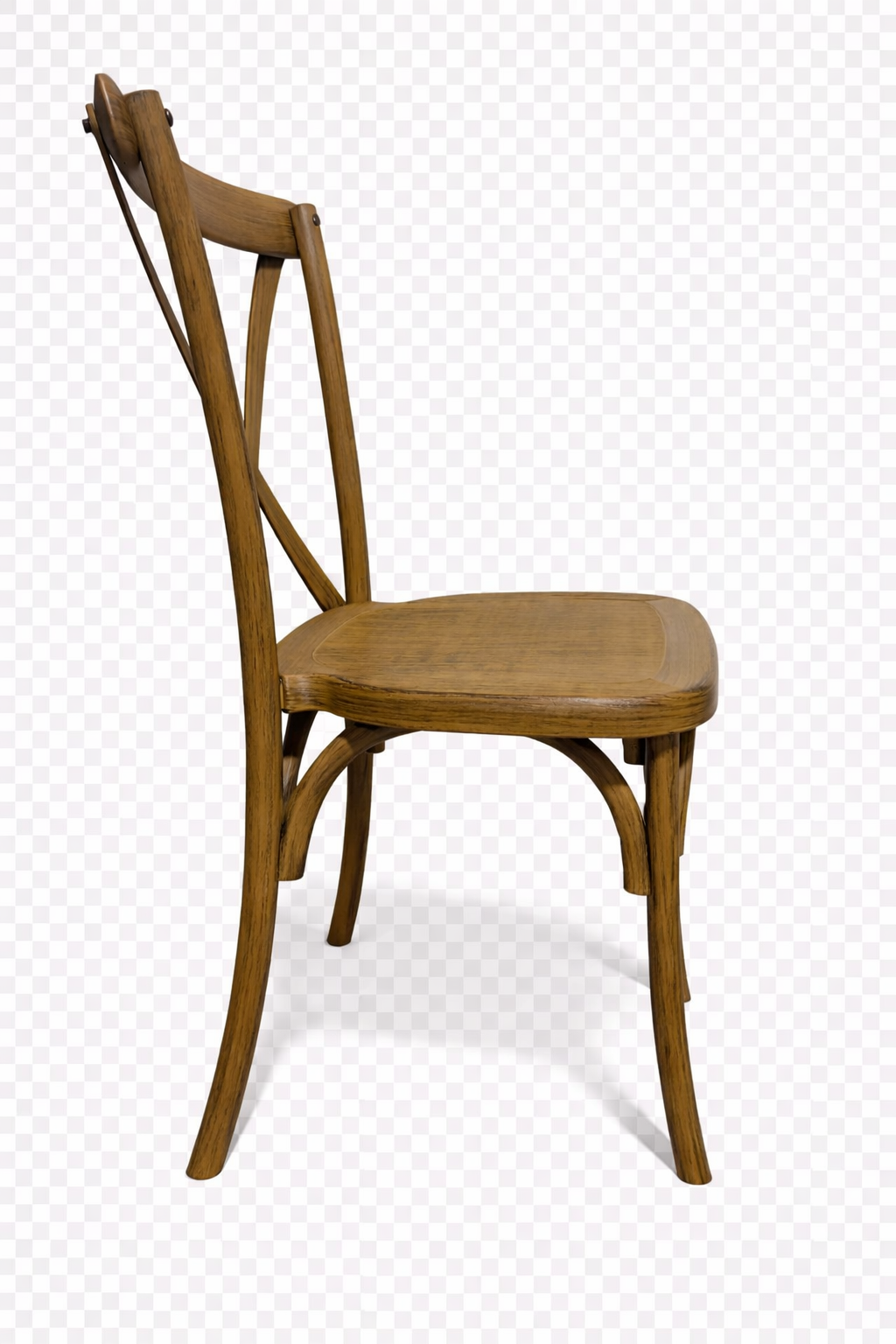 BTEXPERT Resin Outdoor Dining Chairs Set of 4 – Stackable Patio Farmhouse Chairs with X-Back, Heavy-Duty Waterproof Indoor & Outdoor Kitchen Dining Chairs, 400 lb Capacity, Chestnut Brown