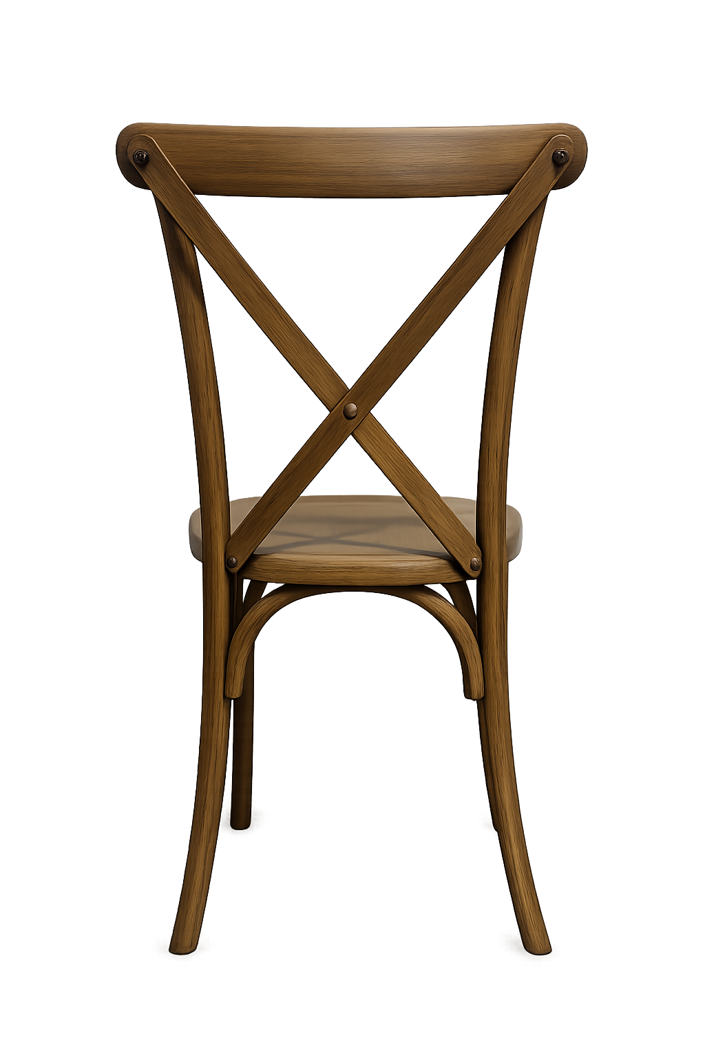 BTEXPERT Resin Outdoor Dining Chairs Set of 4 – Stackable Patio Farmhouse Chairs with X-Back, Heavy-Duty Waterproof Indoor & Outdoor Kitchen Dining Chairs, 400 lb Capacity, Chestnut Brown