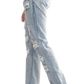 NOVASTILE M1 Ripped Jeans - Light Blue