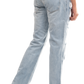 NOVASTILE M1 Ripped Jeans - Light Blue