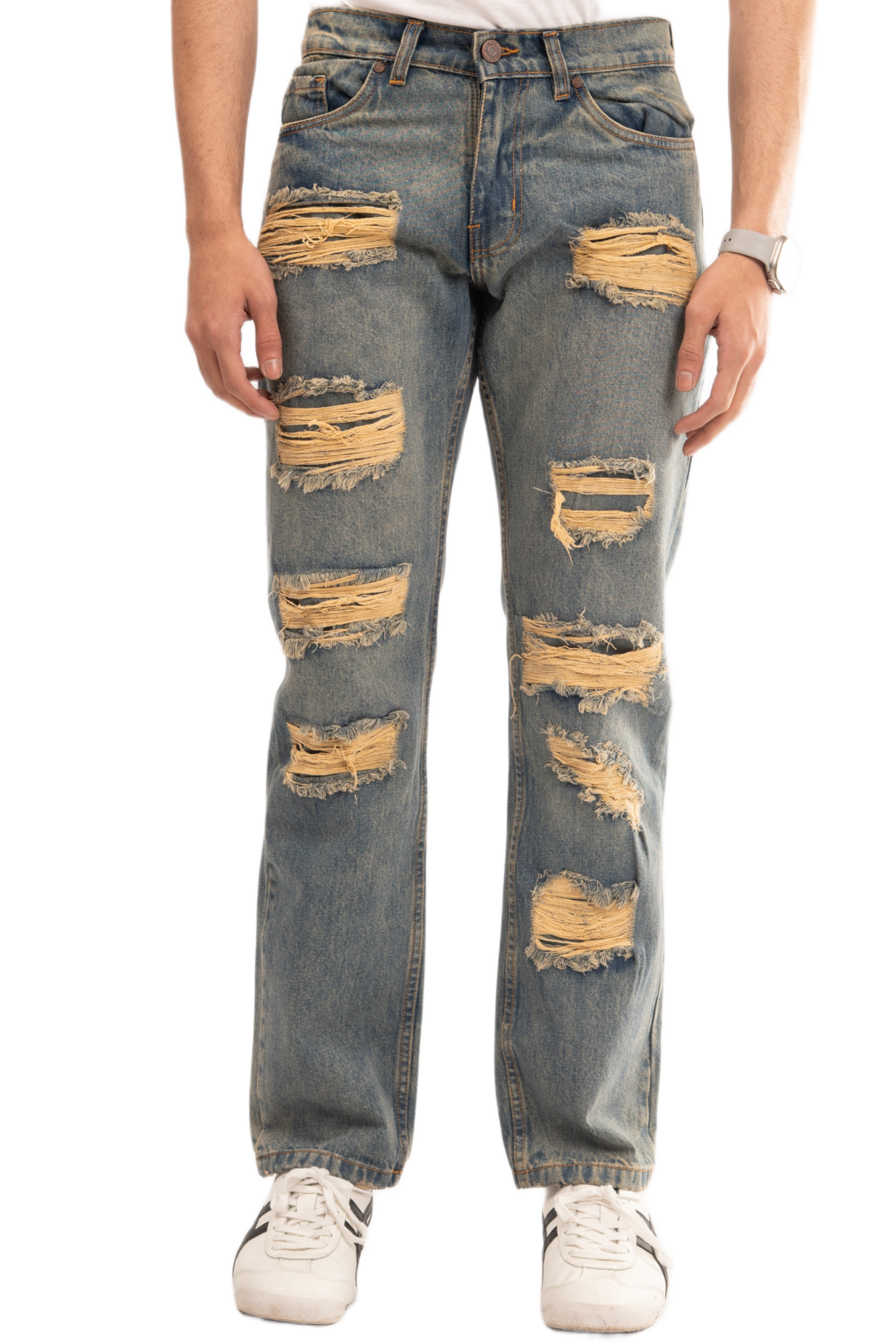 NOVASTILE M1 Ripped Jeans - Light Tint