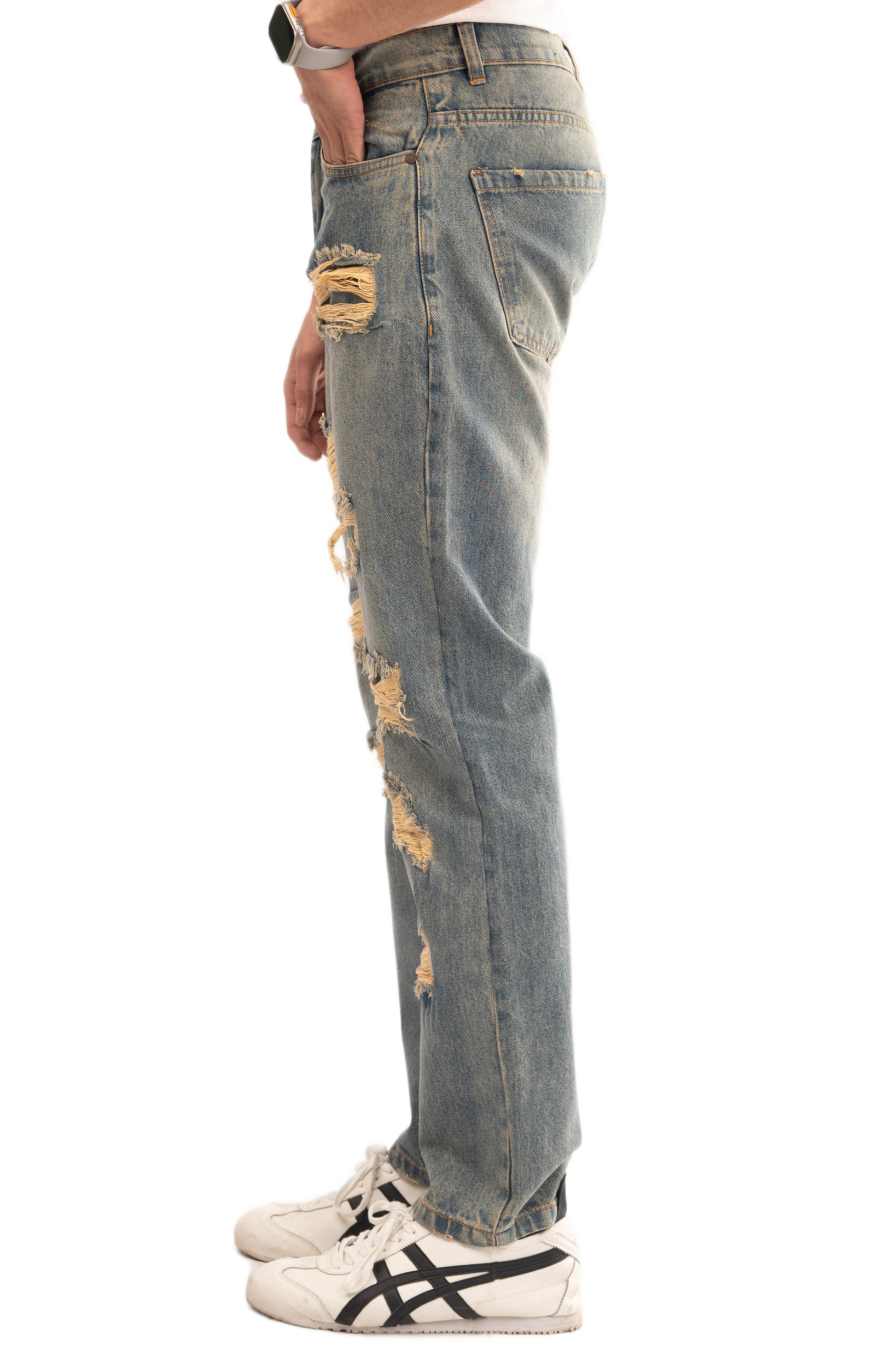 NOVASTILE M1 Ripped Jeans - Light Tint