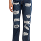 NOVASTILE M1 Ripped Jeans - Blue