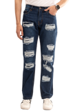BTEXPERT M1 Ripped Jeans - Blue