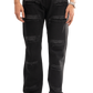BTEXPERT Men’s Black Rigid Distressed Denim Jeans Straight Leg Relaxed Fit  Finish Minimal Ripped Style Urban Streetwear Casual Daily Fashion Vintage Inspired Clean Look M2 Black 34