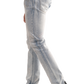 NOVASTILE M3 Rhinestone Jeans - Light Blue