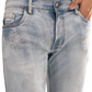 NOVASTILE M3 Rhinestone Jeans - Light Blue