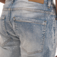 NOVASTILE M4 Rhinestone Jeans - Light Blue