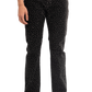 BTEXPERT M4 Rhinestone Jeans - Black