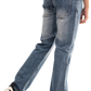 NOVASTILE M4 Rhinestone Jeans - Blue