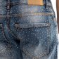 NOVASTILE M4 Rhinestone Jeans - Blue