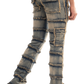 NOVASTILE M5 Rhinestone Jeans - Light Tint