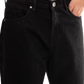 NOVASTILE Denim Jeans Loose Wide Leg Baggy Classic Minimal Clean Design Everyday Casual Comfort Basic Denim Pants M6 Black 28
