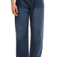 NOVASTILE Distressed Denim Jeans Classic Clean Minimal Design Everyday Casual Comfort Loose Fit Straight Leg Basic Essential Pants Light Wash M6 Blue 28