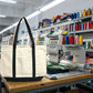 BTEXPERT 100% Cotton Canvas Large Tote Bags 12oz, Reusable Shopping Canvas Bags for Grocery, DIY Projects, Advertising, Promotions, Gifts & Events Lightweight promotional, Lightweight, unbleached cotton, breathable, Natural Cotton 21" x 15" x 6