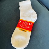 NOVASTILE Ankle Diabetic Socks for Men & Women, Non-Binding Cotton for Neuropathy, Cushioned Moisture-Wicking Loose Fit, 3 Pairs, Size 9-11