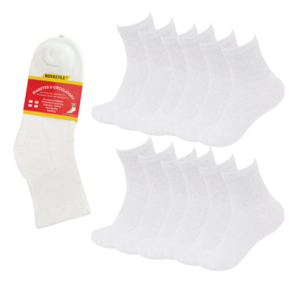 BTEXPERT Ankle Diabetic Socks NS5323 - 12 Pairs