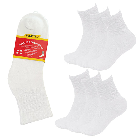 BTEXPERT Ankle Diabetic Socks NS5323 - 6 Pairs