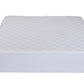NOVASTILE 100 GSM Quilted Fitted Queen Mattress Pad, Soft & Elastic Fit Mattress Protector 60x80 Inches,Stretches upto 18 Inches Deep and durable White Fiberfill Polyester