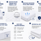 Queen Mattress Pad - 60x80 Inch Quilted Fitted Mattress Topper Protector, 100 GSM, Deep Pocket Fits Up to 18 Inches, Soft & Machine Washable