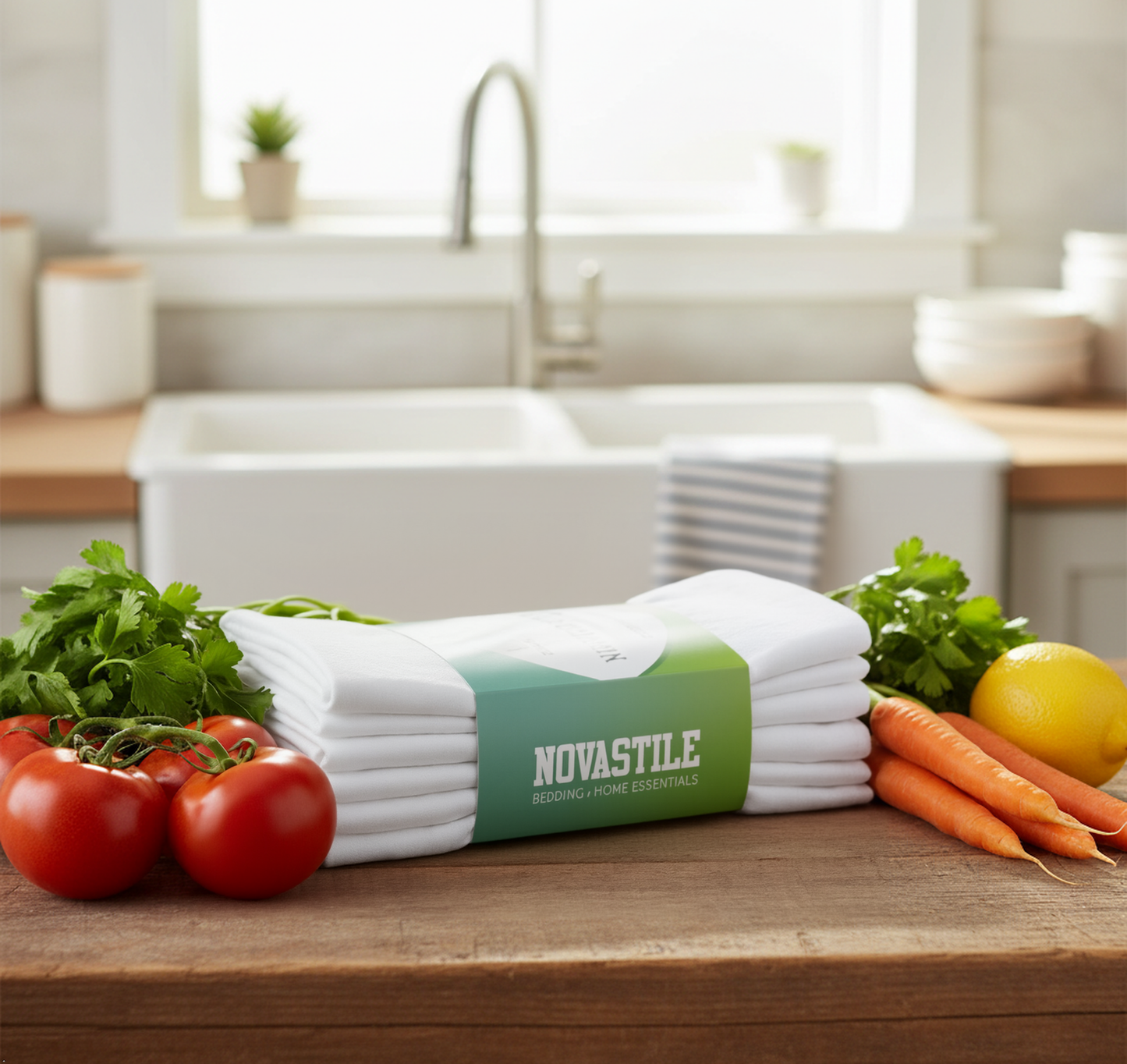 Flour Sack Kitchen Towels (24 Pack) – 100% Cotton 28×28 in, Ultra Absorbent Reusable Dish Towels for Cleaning, Baking & Commercial Use