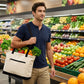 NOVASTILE Canvas Tote Bag 12oz Top Zipper with External Pocket - NS5341