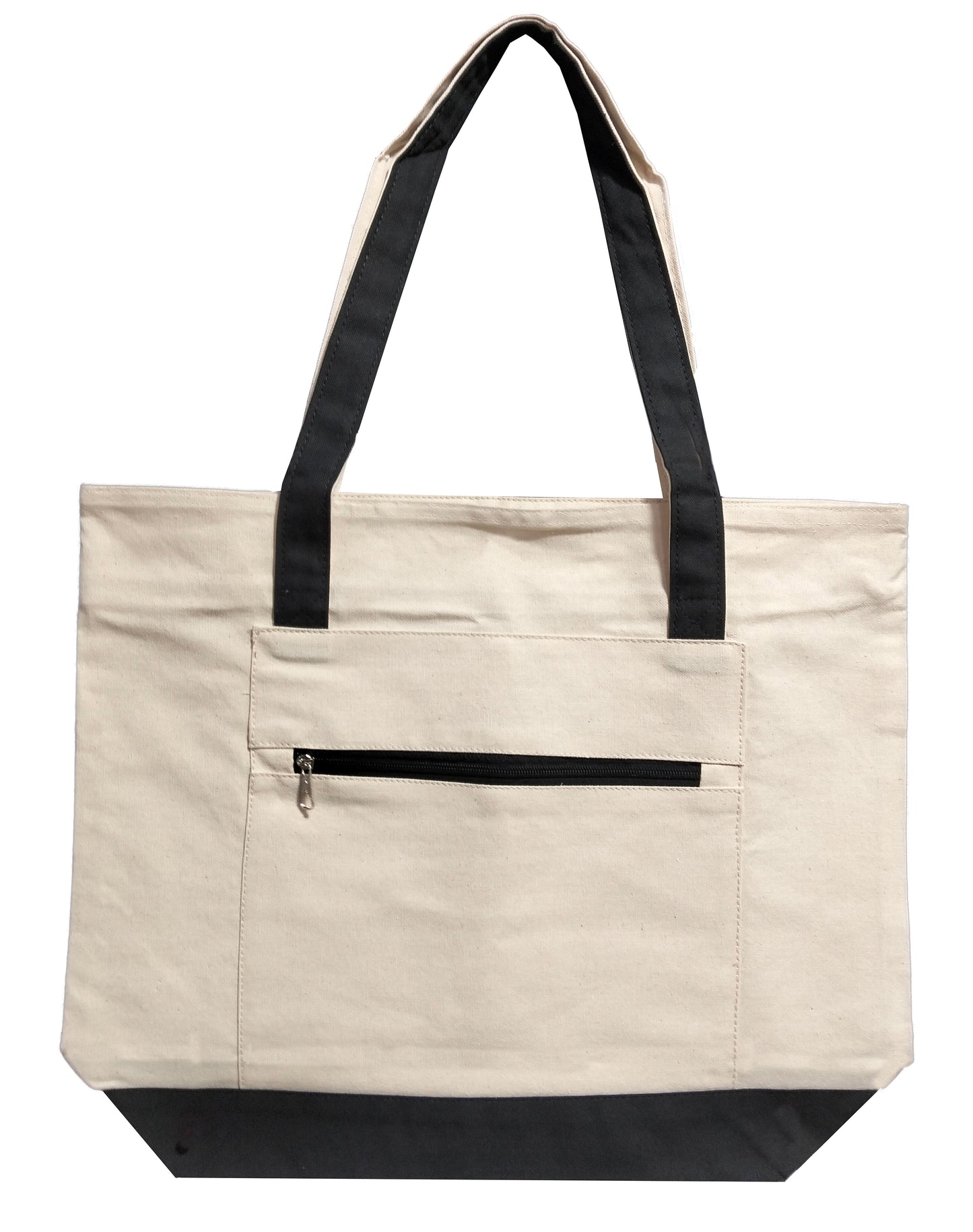 BTEXPERT 100% Cotton Canvas Large Tote Bags 12oz, Reusable Shopping Bags for Grocery, DIY Projects, Advertising, Promotions, Lightweight 1 Piece Natural Cotton, promotional, breathable, unbleached cotton, Lightweight 18.5" L x 5" W x 15" H