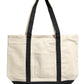 BTEXPERT 100% Cotton Canvas Large Tote Bags 12oz, Reusable Shopping Canvas Bags for Grocery, DIY Projects, Advertising, Promotions, Gifts & Events Lightweight promotional, Lightweight, unbleached cotton, breathable, Natural Cotton 21" x 15" x 6