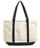 BTEXPERT 100% Cotton Canvas Large Tote Bags 12oz, Reusable Shopping Canvas Bags for Grocery, DIY Projects, Advertising, Promotions, Gifts & Events Lightweight promotional, Lightweight, unbleached cotton, breathable, Natural Cotton 21" x 15" x 6