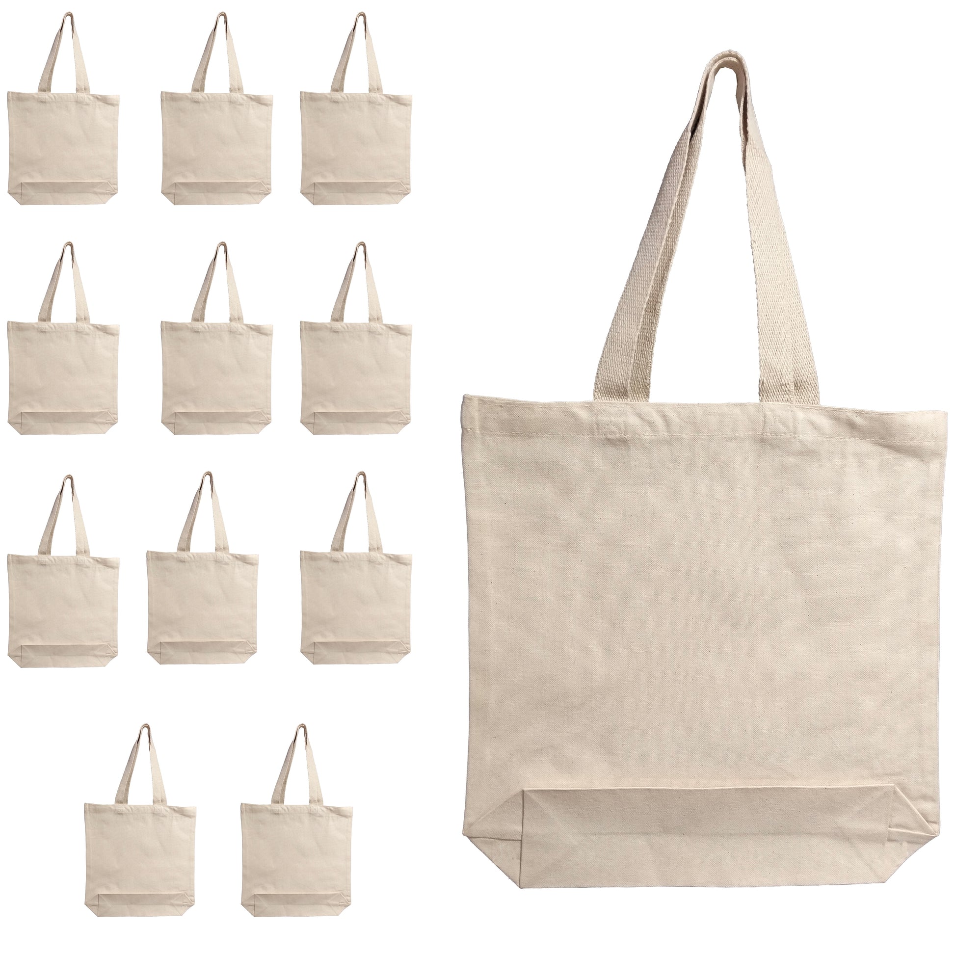 NOVASTILE Canvas Tote Bag 12oz Medium 15x16x3 - NS5343