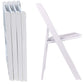 BTExpert Folding Chair Indoor Outdoor lightweight Set for Home Event Dining Church School White - Set of 20