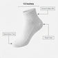NOVASTILE Ankle Diabetic Socks for Men & Women, Non-Binding Cotton for Neuropathy, Cushioned Moisture-Wicking Loose Fit, 3 Pairs, Size 9-11
