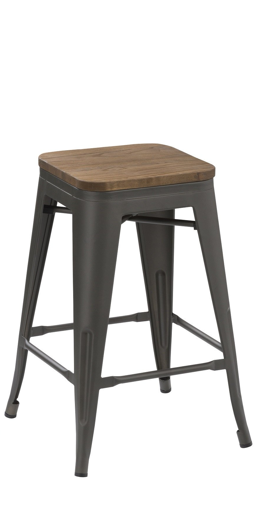 Rustic metal deals stools