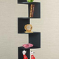 BTExpert Black Finish Large Corner Zig Zag Wallmount Wall Shelf decor